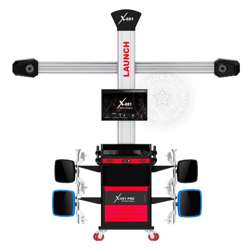Передвижной3D-стенд для регулировки развала-схождения Launch X-861 PRO