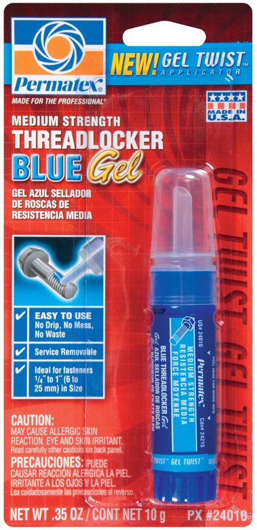 Фиксатор резьбы средней фиксации гель "ТВИСТ" 10 мл. 24010