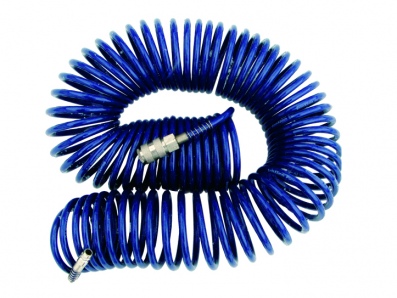 Шланг для покраски 15м (6.5*9.5 мм) с фитингами витой EC830815