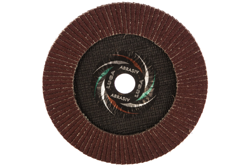 Круг лепестковый торцевой абразивный "Луга" для шлифования, 180 х 22,23мм, зерно P40 3656-180-40