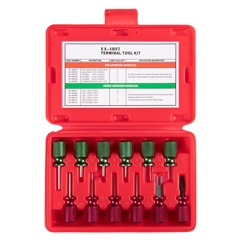 МАСТАК Набор для разъединения электроконтактов, кейс, 12 предметов 106-20012C