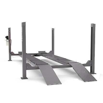 Подъёмник четырехстоечный г/п 4т под сход-развал с траверсой  Launch TLT-440W(F) (серый) 380V GL01938-G