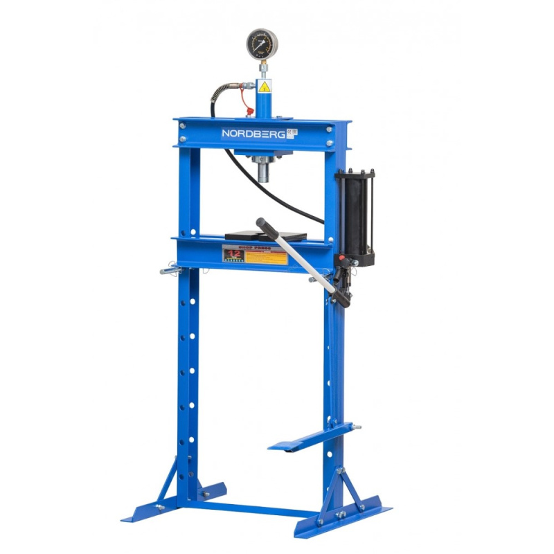 Пресс напольный 12т  с педалью  N3612F