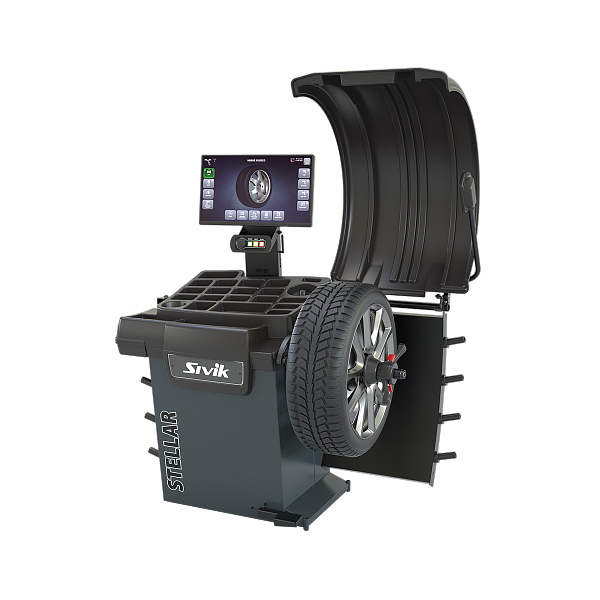 Балансировочный станок STELLAR с резьбовым валом SIVIK СБМП-60/3D Pro (УЗ, ТЛУ) серый