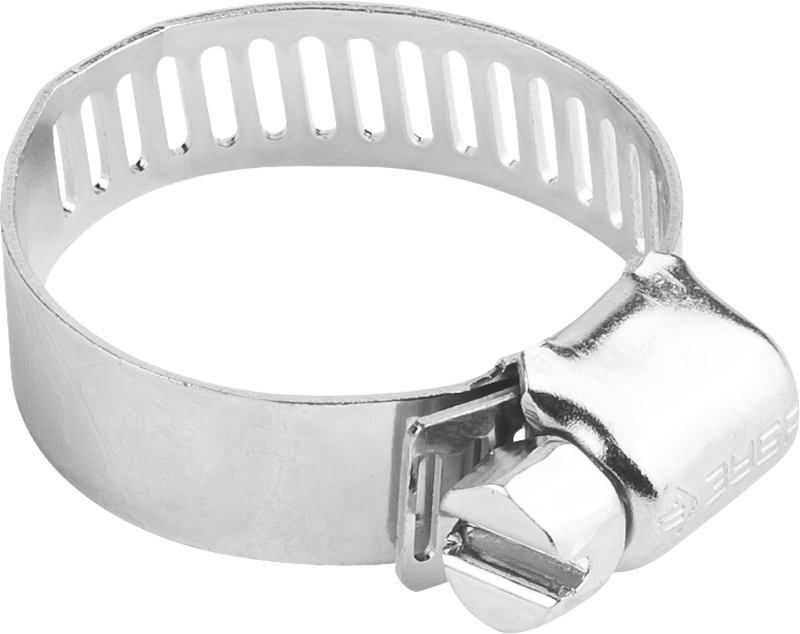 Хомуты оцинкованные, просечная лента 8 мм, 13-26 мм, 1 шт, ЗУБР, 37803-13-26-200