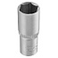 TOLSEN Головка торцевая глубокая шестигранная 1/2", 22 мм