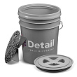 Ведро Detail серое с крышкой и фильтром
