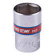 KING TONY Головка торцевая стандартная шестигранная 1/4", 7/16", дюймовая 233514S